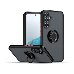 Case with Support Ring For Samsung Galaxy A54 5G Smoked Black Case with Support Ring For Samsung Galaxy A54 5G Smoked Black